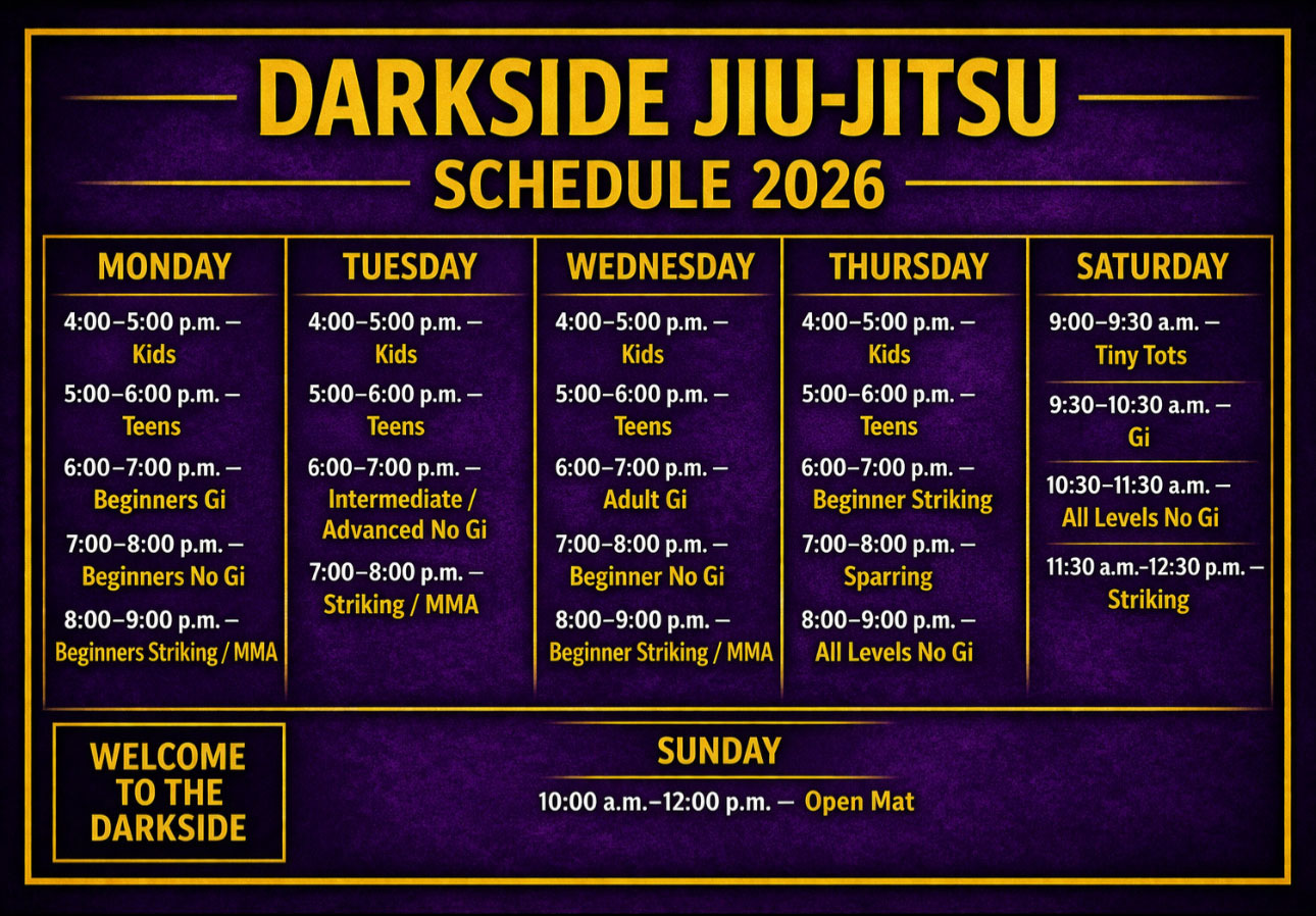 New darkside Schedule